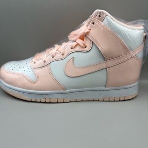 **NEW** Nike Dunk Hi “Sail Crimson Tint” Sz 10w/8.5m